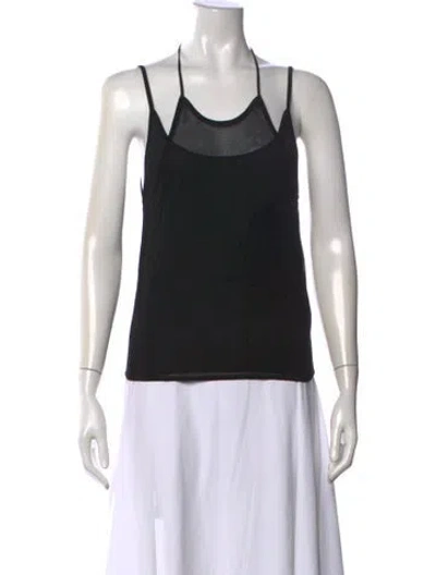 Pre-owned St Agni Halterneck Sleeveless Top W/ Tags In Black