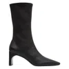 St Agni Hanne Black Leather Boots In Black