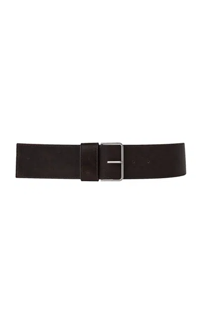 St Agni St. Agni Henri Wide Belt In Brown