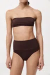St Agni High Waisted Briefs In Cocoa