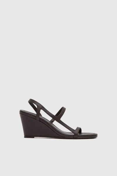St Agni High Wedge In Brown