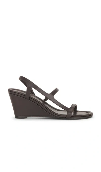 St Agni High Wedge Sandal In Multi