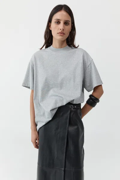 St Agni Homme Tee In Gray