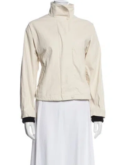 Pre-owned St Agni Jacket In Neutrals