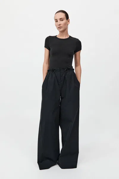 St Agni Jersey Baby Tee In Black