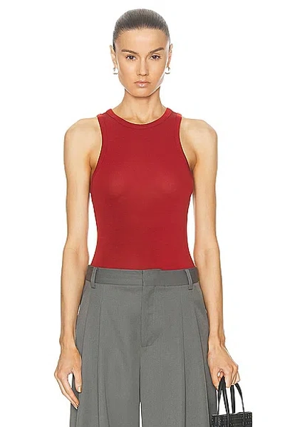 St Agni Jersey Tank Top In Red