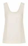 St Agni Jordan Button Up Top In White