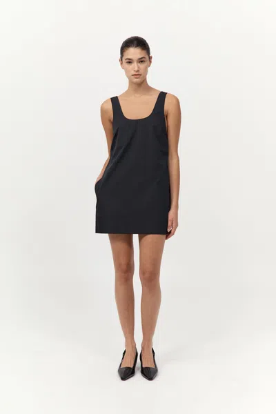 St Agni Jordan Mini Dress In Black