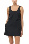St Agni Jordan Mini Dress In Black In Black
