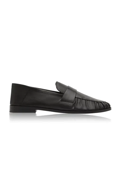St Agni St. Agni Jules Ruched Loafer In Black