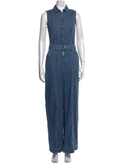Pre-owned St Agni Jumpsuit In Blue