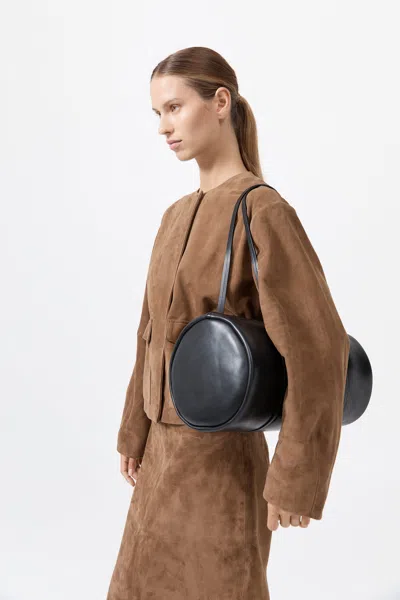 St Agni Large Connolo Bag In Black