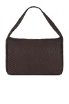 St Agni Lattice Everyday Satchel Bag In Brown