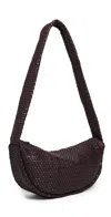 St Agni Lattice Weave Crescent Bag Port