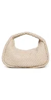 St Agni Lattice Weave Mini Bon Bon Bag Creme