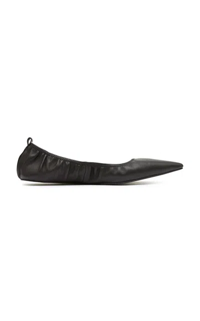 St Agni Women's Soft Leather Flats In Black