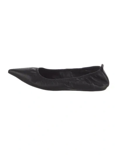 Pre-owned St Agni Leather Ballet Flats In Multi