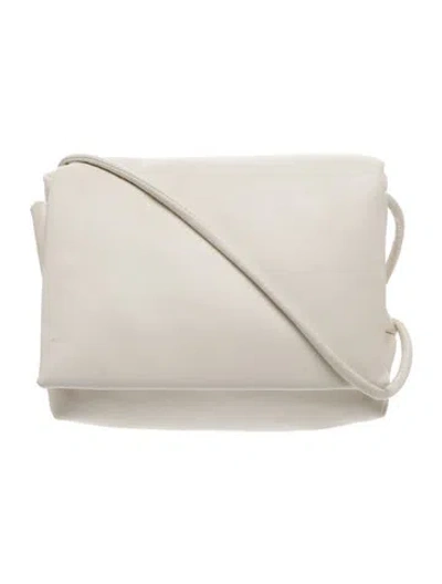 Pre-owned St Agni Leather Evening Bag In Neutral