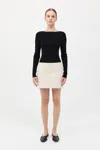 St Agni Cut Out Bodysuit Black In Tofu