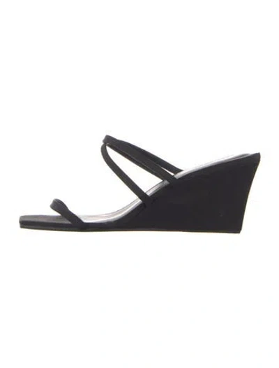 Pre-owned St Agni Leather Sandals In Blue