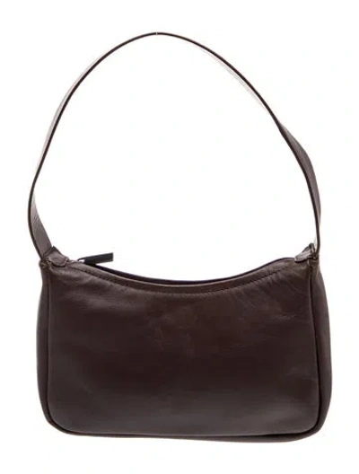 Pre-owned St Agni Leather Shoulder Bag In Brown