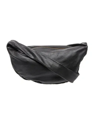 Pre-owned St Agni Leather Shoulder Bag In Brown