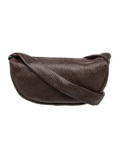 Pre-owned St Agni Leather Shoulder Bag In Brown
