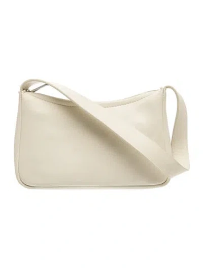 Pre-owned St Agni Leather Shoulder Bag In Neutral