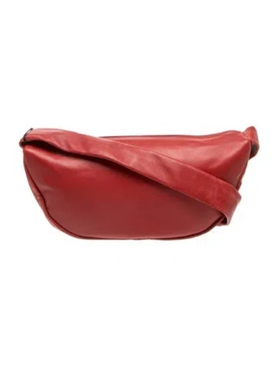 Pre-owned St Agni Leather Shoulder Bag In Red