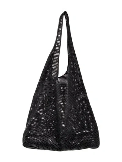 Pre-owned St Agni Leather Shoulder Bag W/ Tags In Black