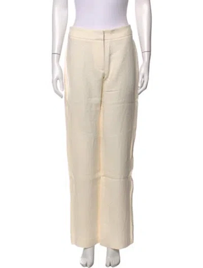 Pre-owned St Agni Linen Wide Leg Pants W/ Tags In Neutrals