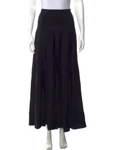 Pre-owned St Agni Long Skirt In Black