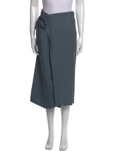 Pre-owned St Agni Long Skirt In Blue