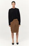 St Agni Long-sleeve Cashmere Sweater In Black