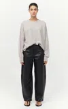 St Agni Long-sleeve Cashmere Sweater In Grey