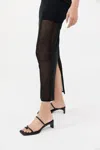 St Agni Fine Strap Heel In Black