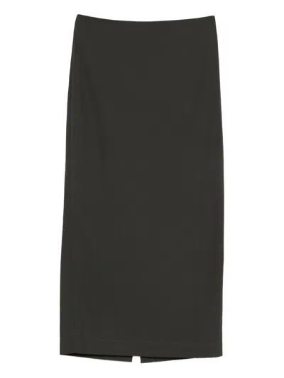 St Agni Low-waist Column Maxi Skirt