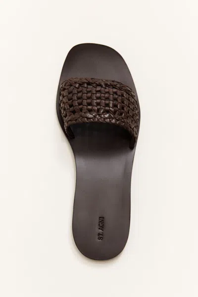 ST AGNI MACRAME MESH SLIDES