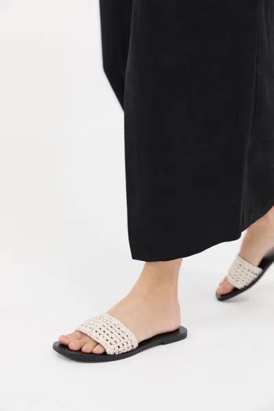 ST AGNI MACRAME MESH SLIDES