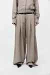 St Agni Melange Double Loop Pants In Rye