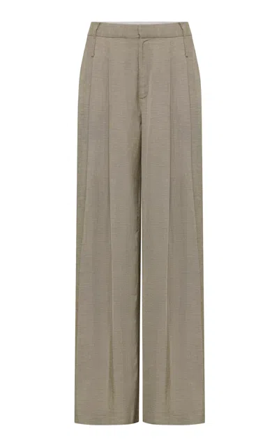 St Agni Melange Shorts In Grey
