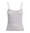 St Agni Merino Wool Cami Top In Gray