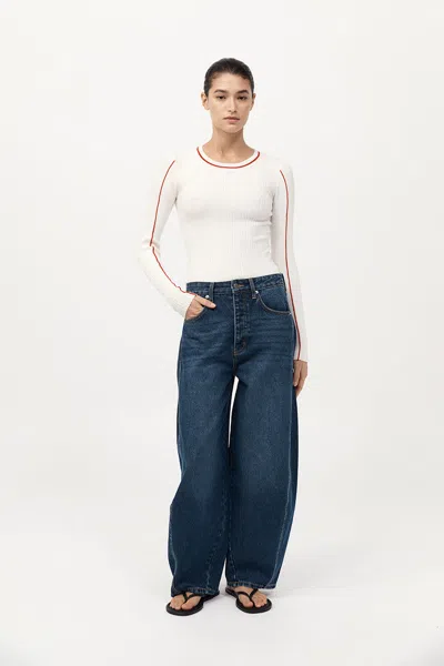 St Agni Mid Rise Balloon Jeans