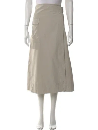 Pre-owned St Agni Midi Length Skirt In Neutral