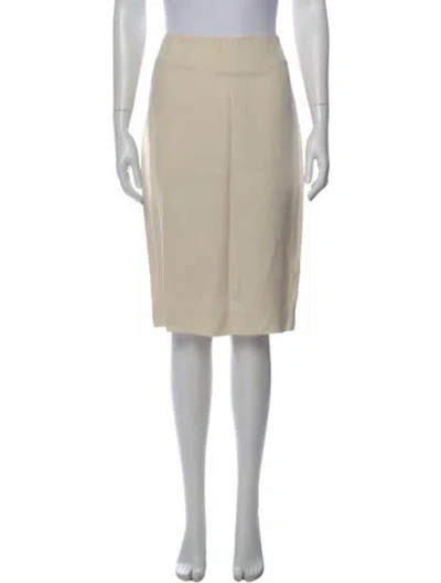 Pre-owned St Agni Midi Length Skirt In Neutral