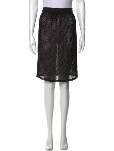 Pre-owned St Agni Midi Length Skirt W/ Tags In Black
