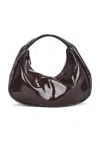 St Agni Mini Bon Bon Bag In Patent Fudge