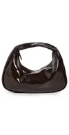 St Agni Mini Bon Bon Bag Patent Fudge In Patent Fudge