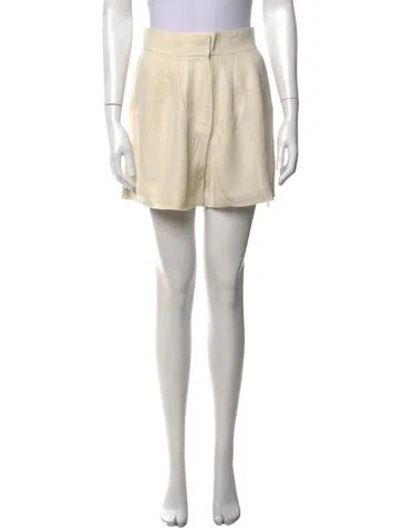 Pre-owned St Agni Mini Shorts W/ Tags In Neutrals