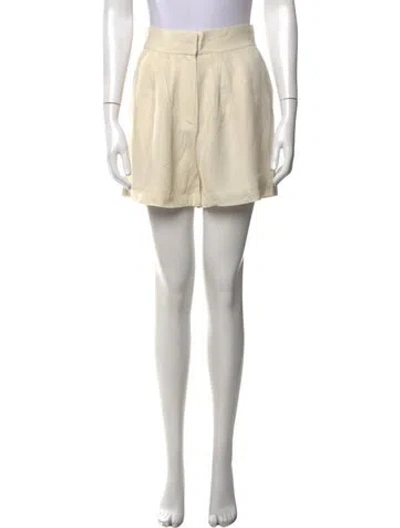 Pre-owned St Agni Mini Shorts W/ Tags In Neutrals